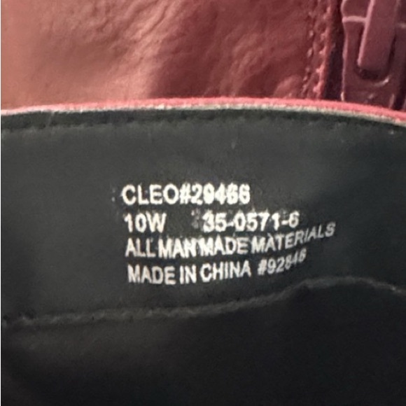 New Comfortview reddish burgundy Heeled Boots with Buckle Detail - Picture 7 of 8